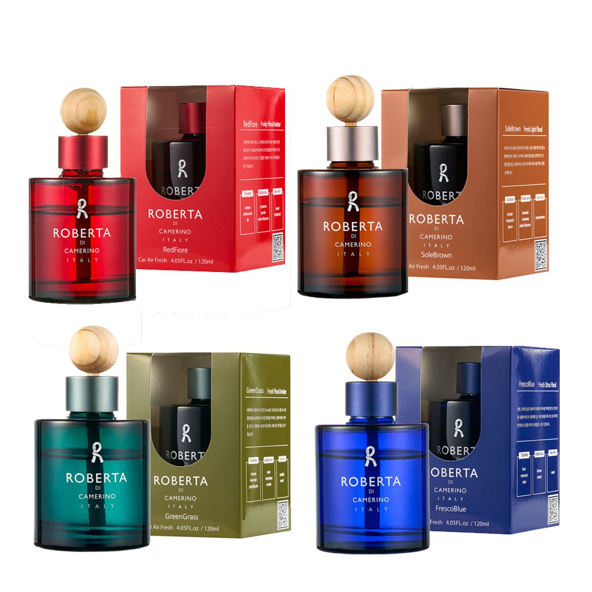 로베르타 디 까메리노 방향제(ROBERTA DI CAMERINO) 차량용 디퓨저 방향제 120ml * 1P
