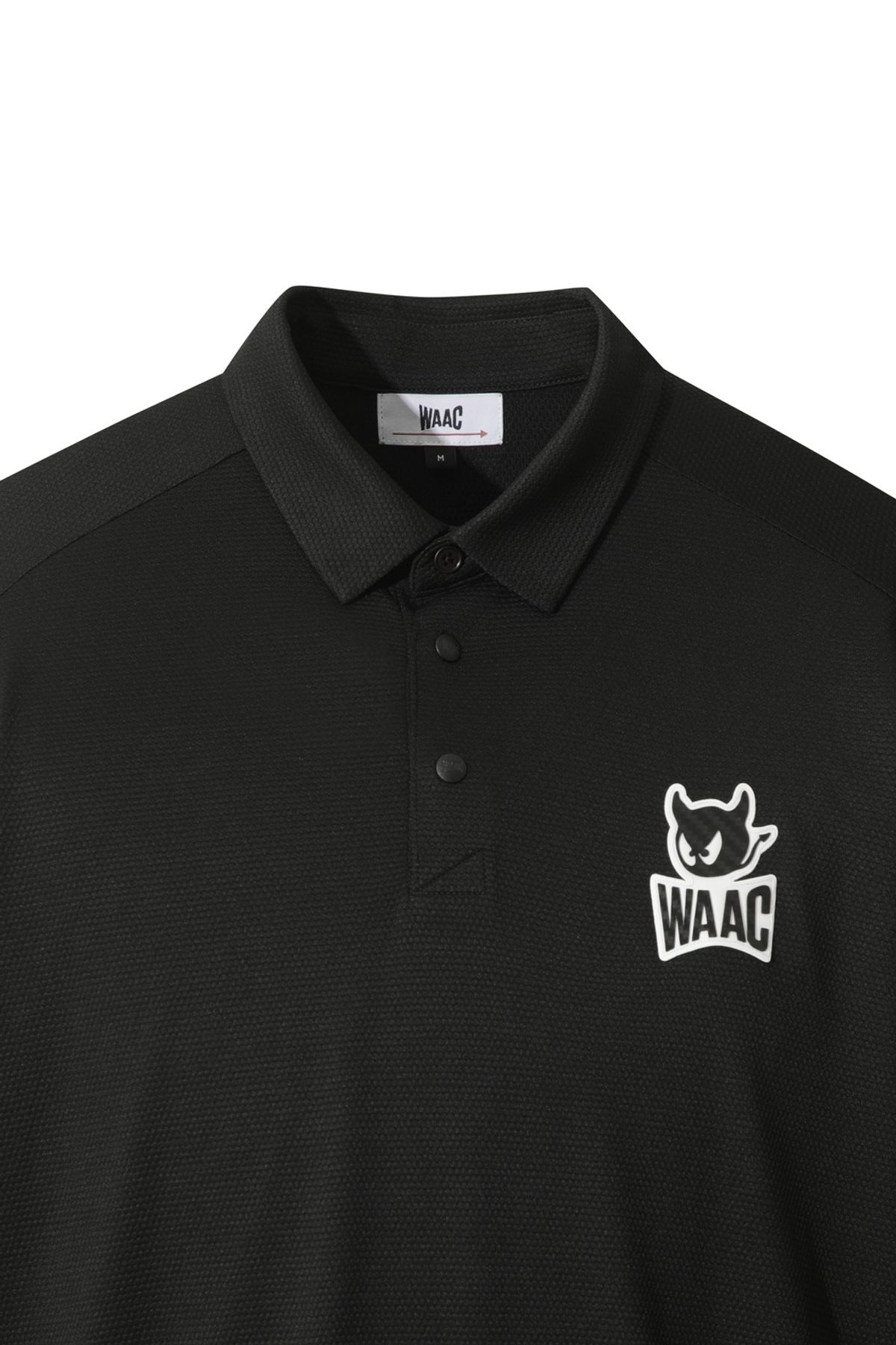 왁(WAAC) [PLAYER S EDITION] Men WAACKY Polo WMTBA25600BKX