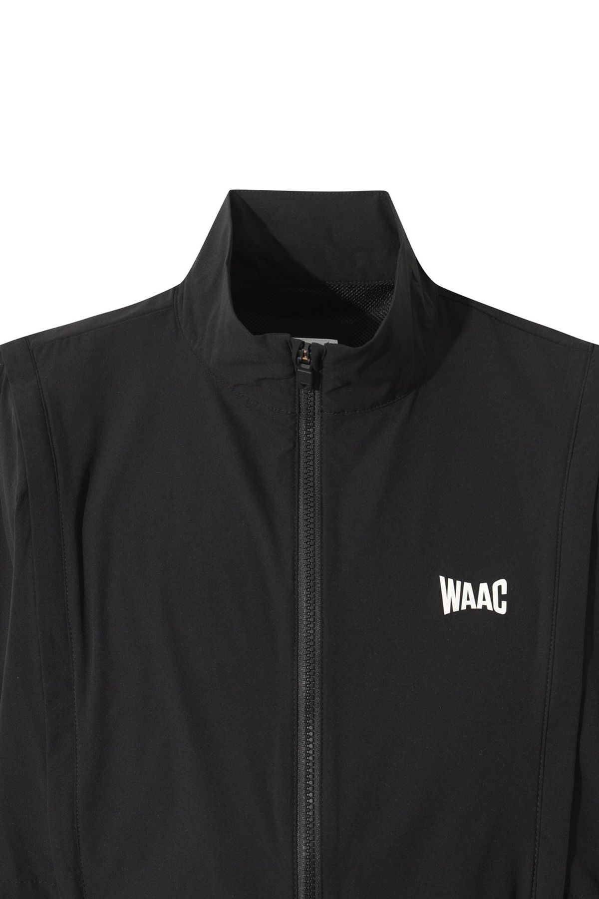 왁(WAAC) Men Sleeves Detachable Full Zip Windbreaker WMUAA25603BKX