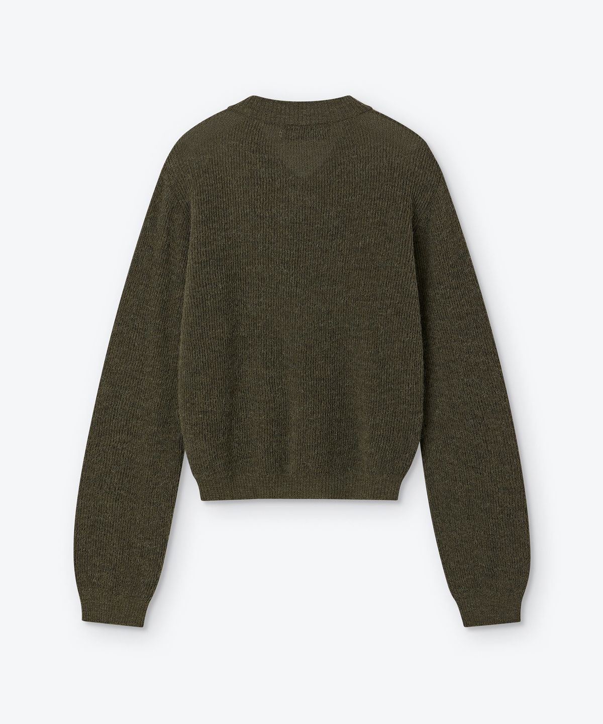웨스켄(WESKEN) HAIRY WOOL KNIT (OLIVE)