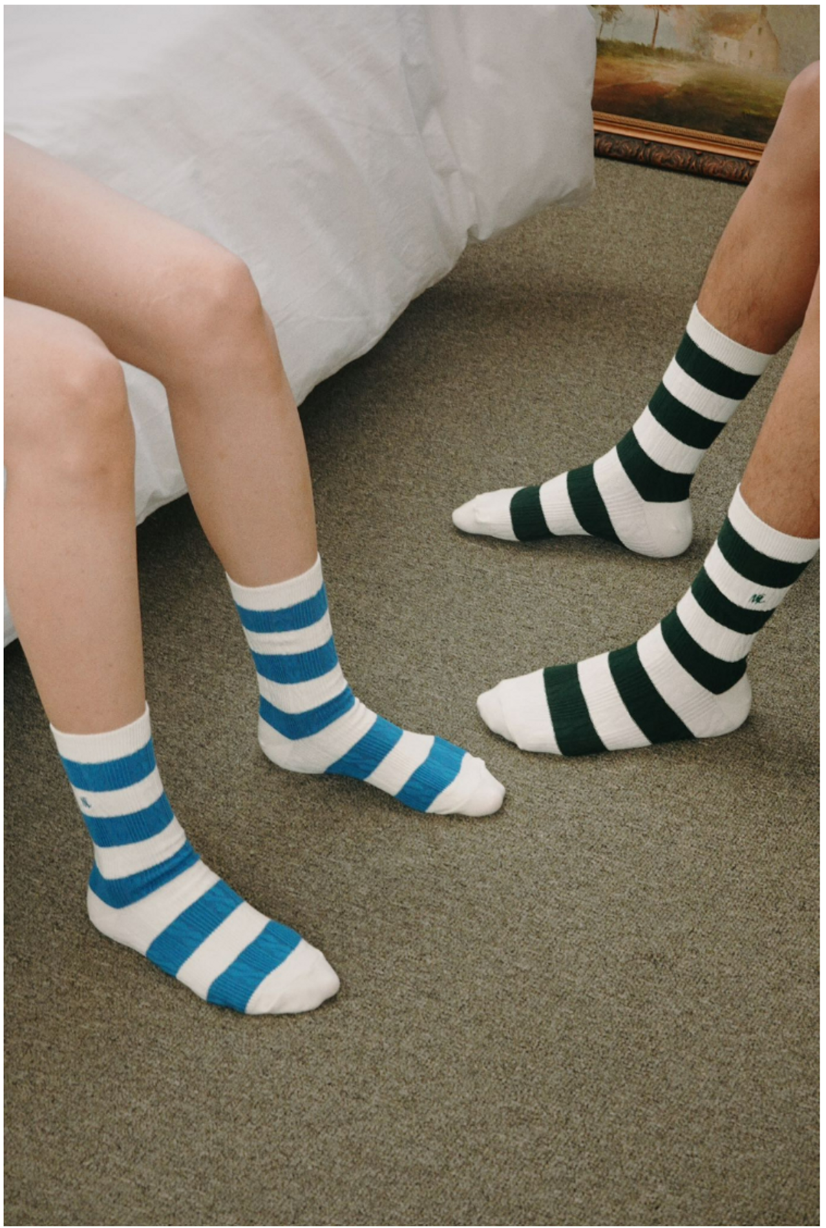 문워크(MOONWALK) Moonwalk Two Tone - Ivory/Blue