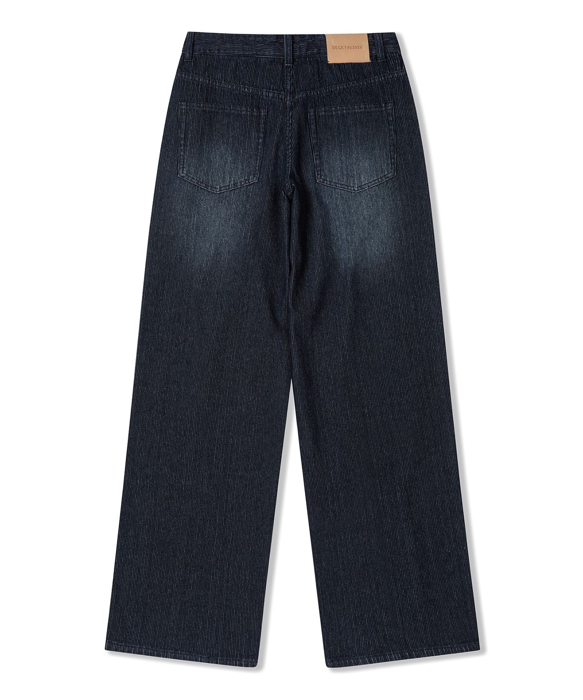 데케트 우먼(DECET WOMEN) [골지데님]Wide Rib Jeans DCWPT015BLUE