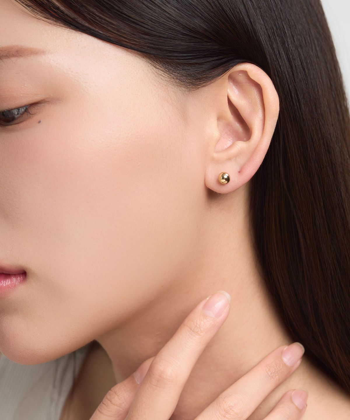 로이드(LLOYD) 3~8mm 베이직 민볼 14K 골드 귀걸이 (6종 택1) LPFP3A03G