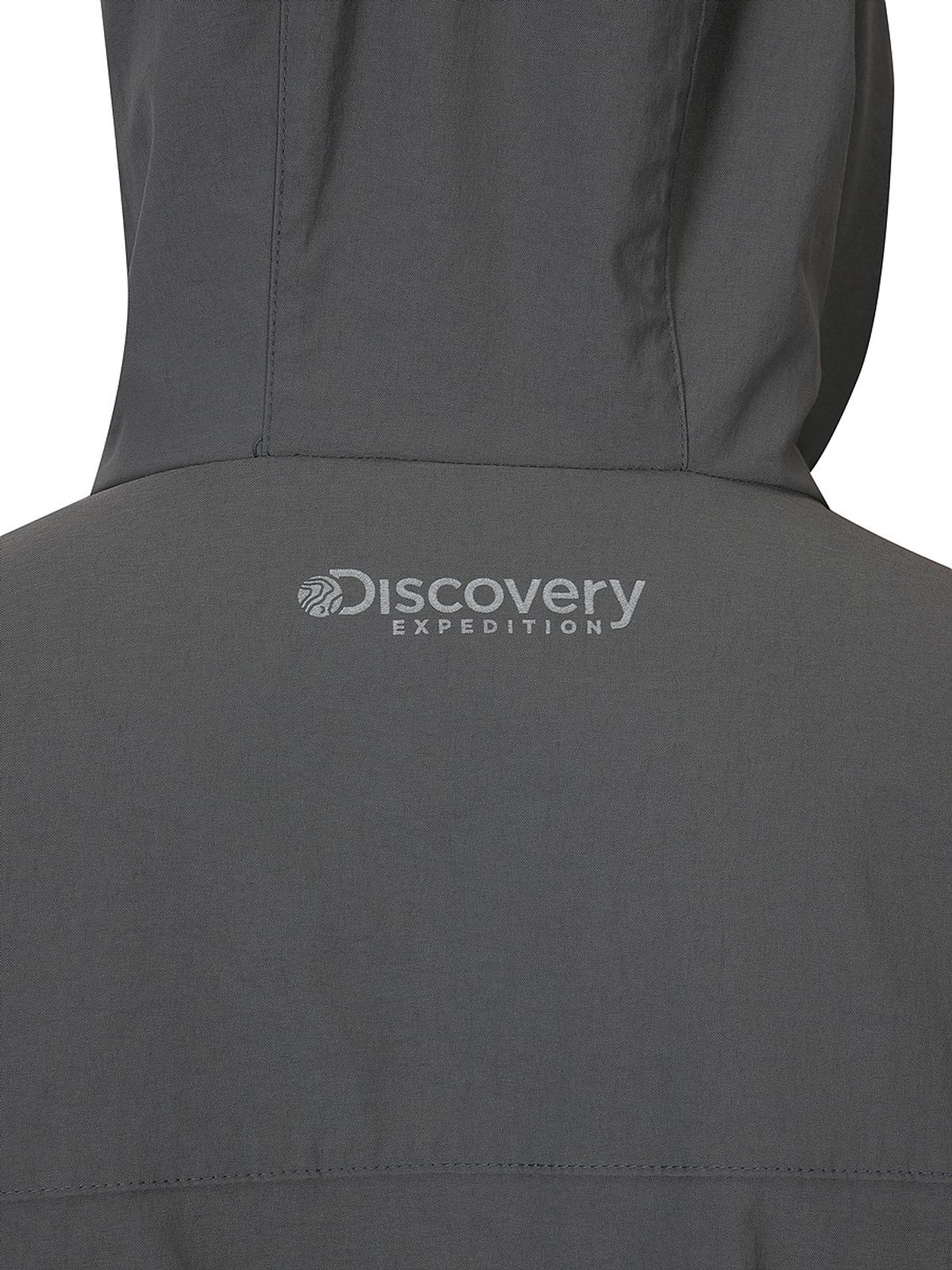 디스커버리 익스페디션(DISCOVERY EXPEDITION) 남성 내추럴 우븐 트레이닝 후드형 아노락 (D/GREY)