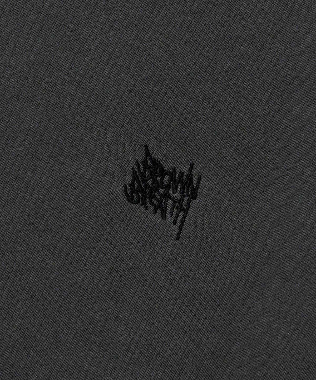 브라운브레스(BROWNBREATH) WAITING TAG V2 HOODIE - CHARCOAL