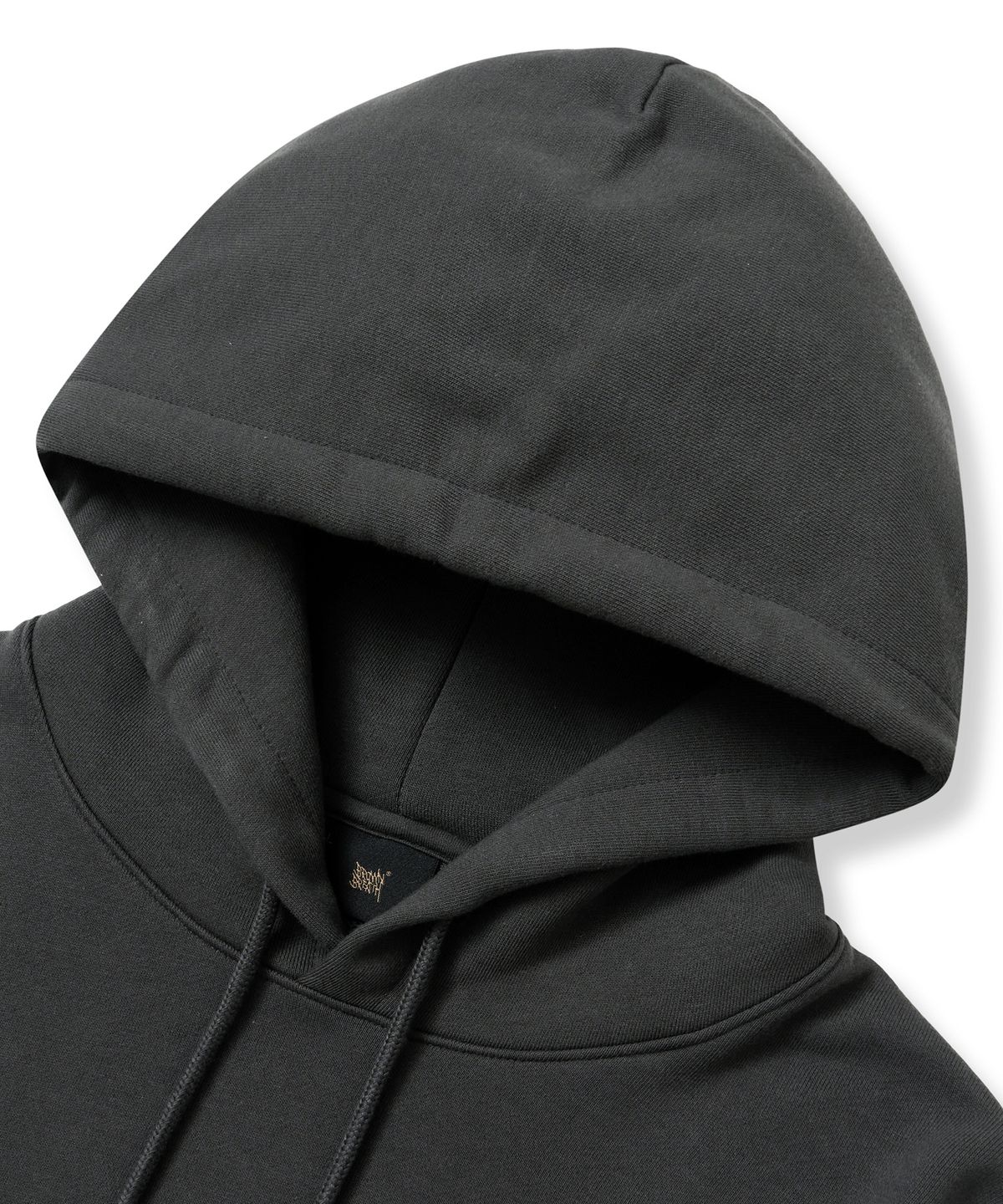 브라운브레스(BROWNBREATH) WAITING TAG V2 HOODIE - CHARCOAL