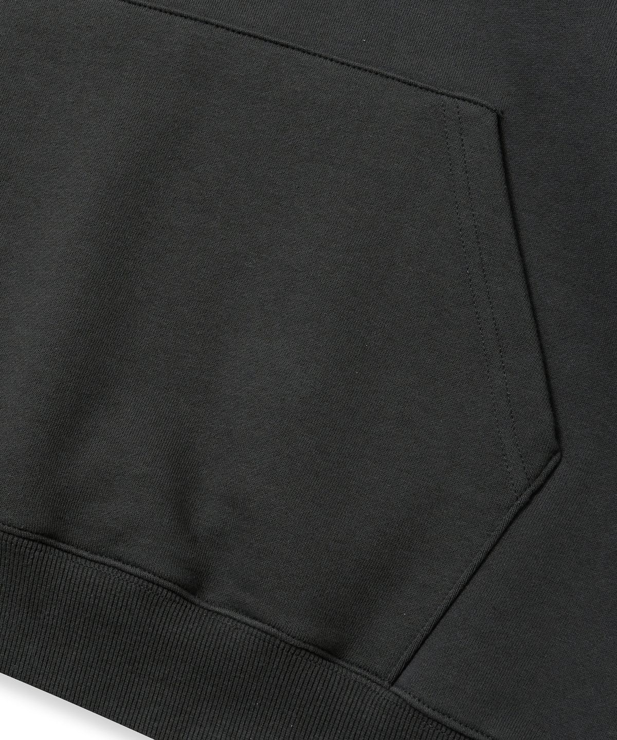브라운브레스(BROWNBREATH) WAITING TAG V2 HOODIE - CHARCOAL