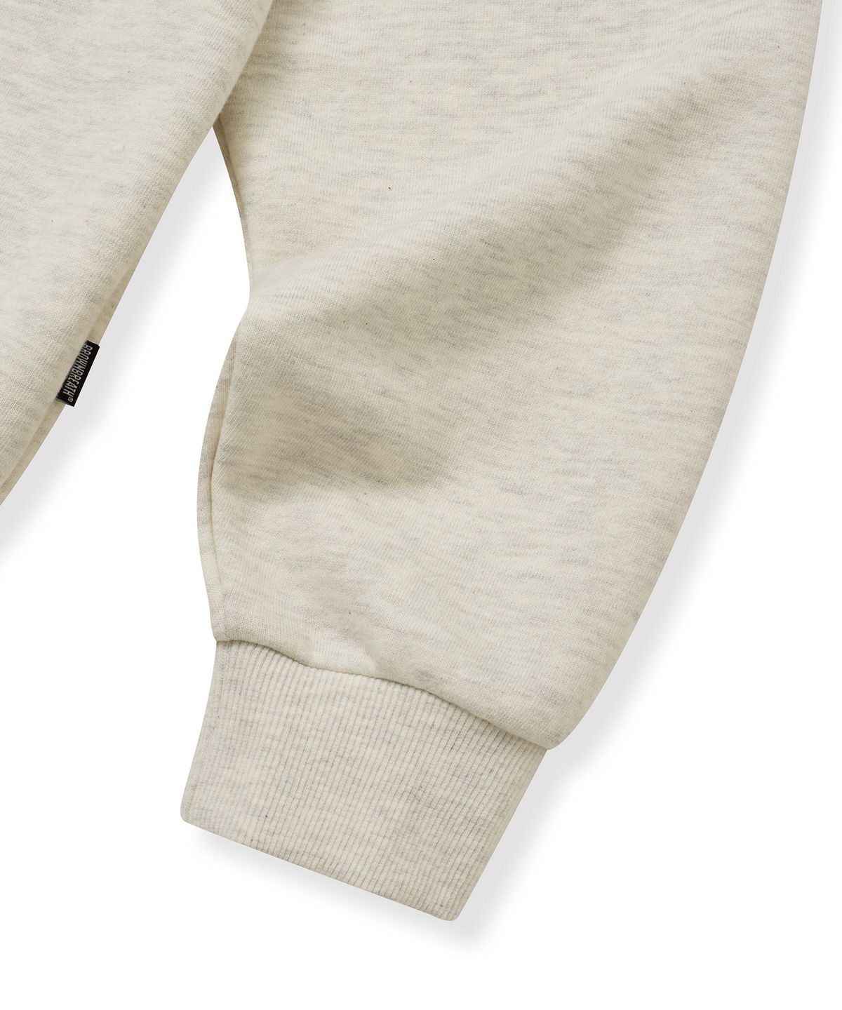 브라운브레스(BROWNBREATH) WAITING TAG V2 HOODIE - OATMEAL