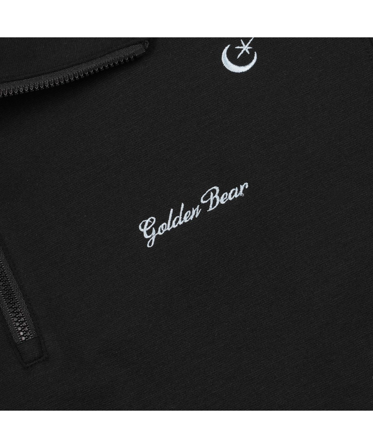 골든베어(GOLDEN BEAR) (W) Moon Embroidery Half Zip-up Sweat G5TAW25702BKX
