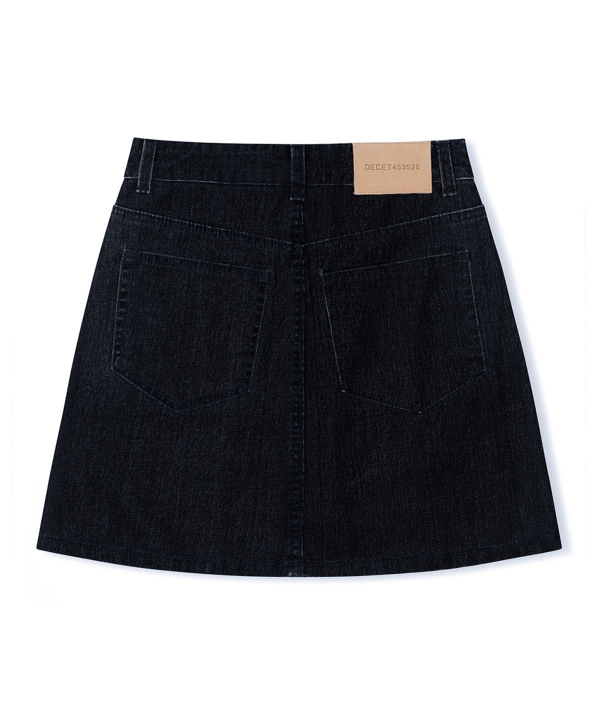 데케트 우먼(DECET WOMEN) [벨벳데님]Velvet Mini Skirt DCSK007BLACK