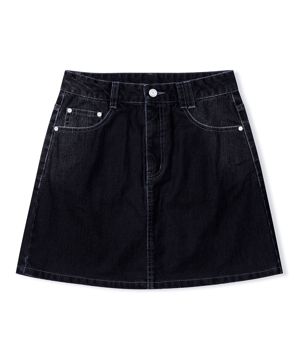 데케트 우먼(DECET WOMEN) [벨벳데님]Velvet Mini Skirt DCSK007DBLUE
