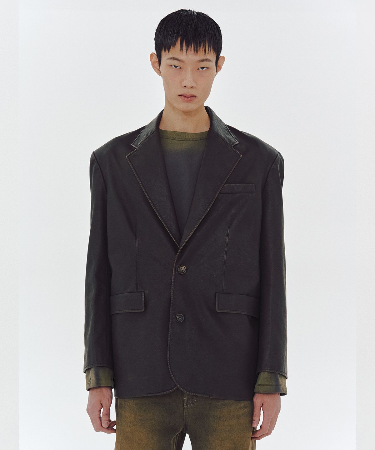 엠엠아이씨(MMIC) BOHÈME BLAZER (DARK BROWN)