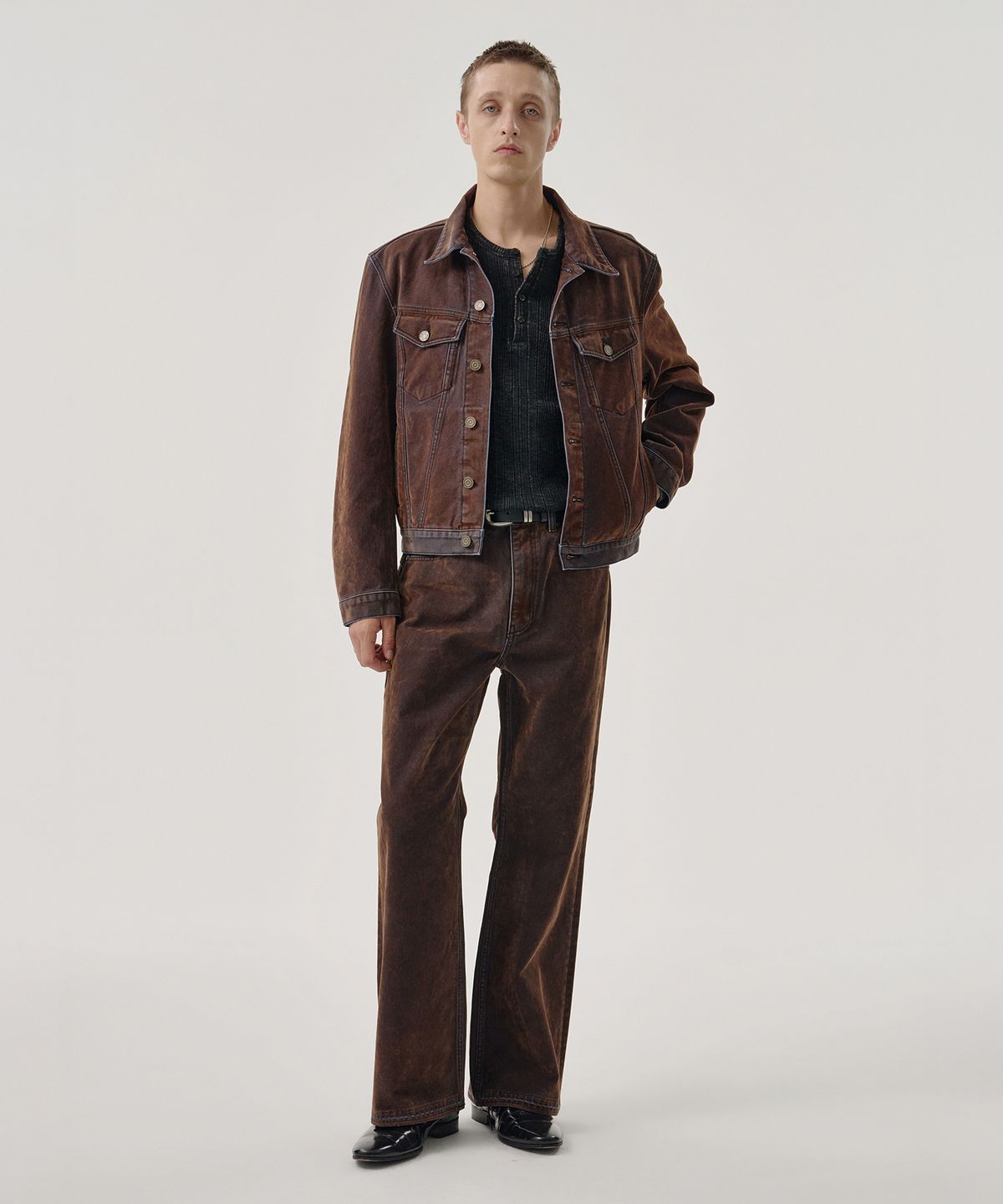 엠엠아이씨(MMIC) SAINT JACKET (VINTAGE BROWN)