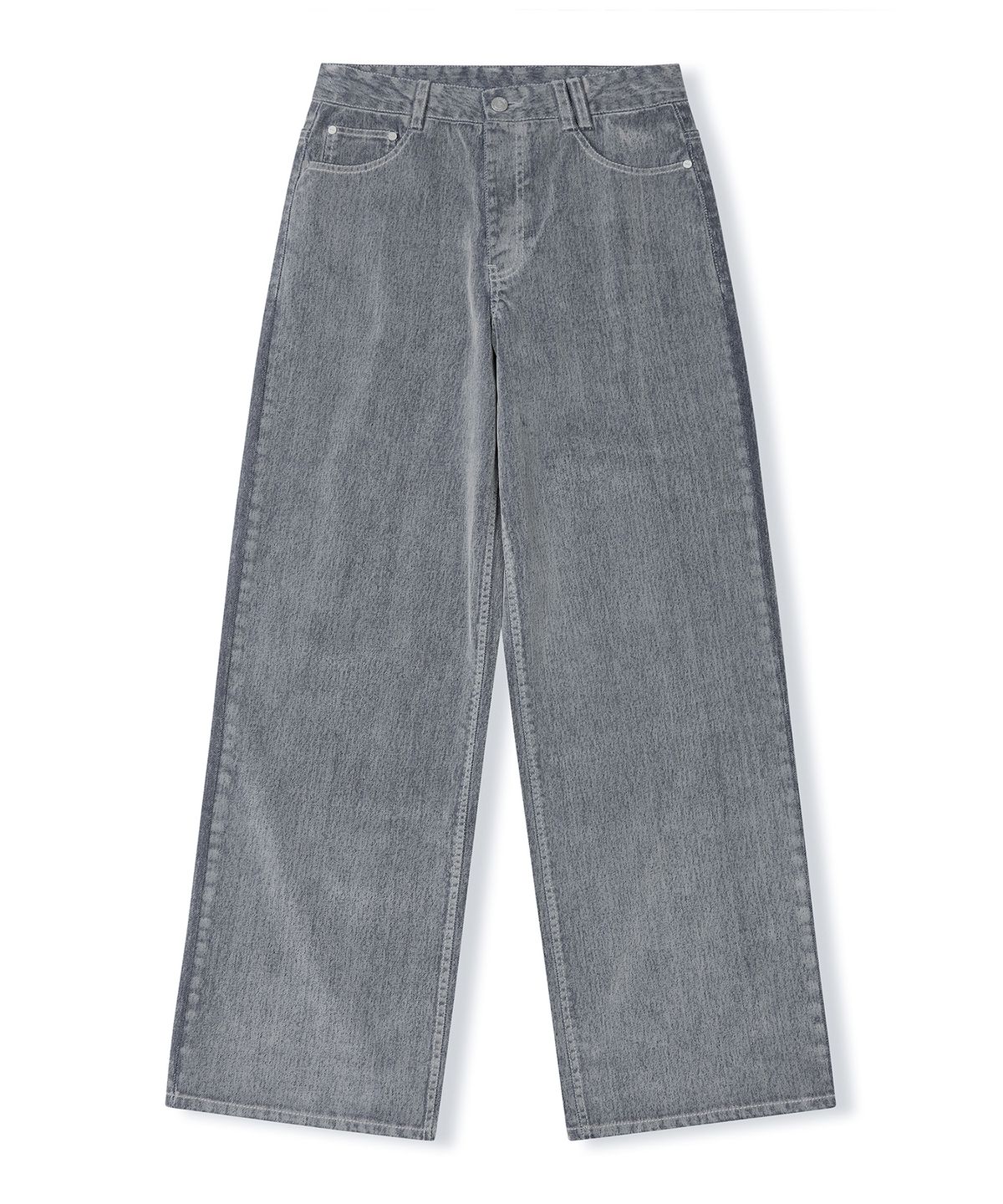 데케트 우먼(DECET WOMEN) [벨벳데님]Velvet Wide Jeans DCWPT018FOGBLUE