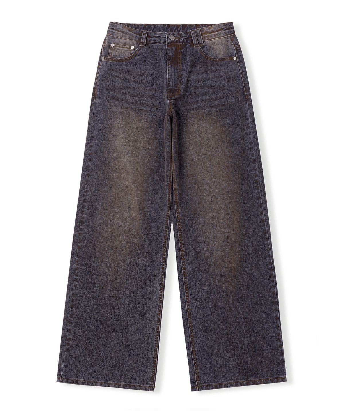 데케트 우먼(DECET WOMEN) [벨벳데님]Velvet Wide Jeans DCWPT018RUSTBLUE