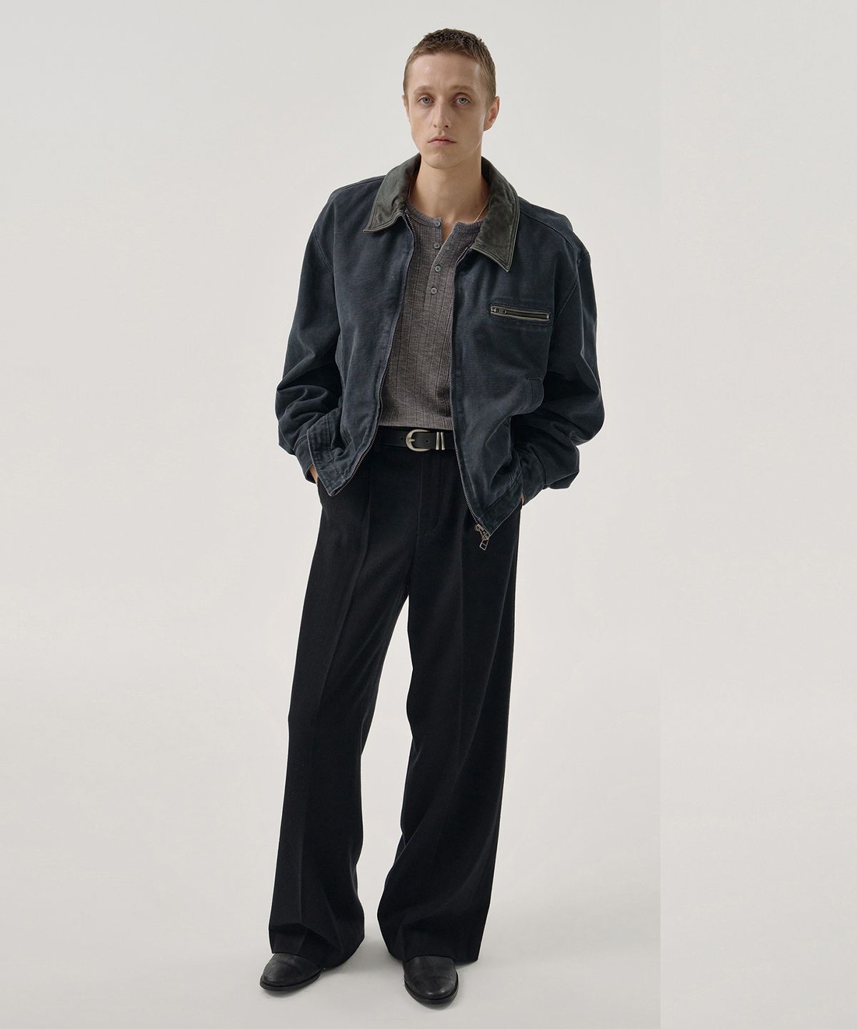 엠엠아이씨(MMIC) PIERRE JACKET (NAVY)