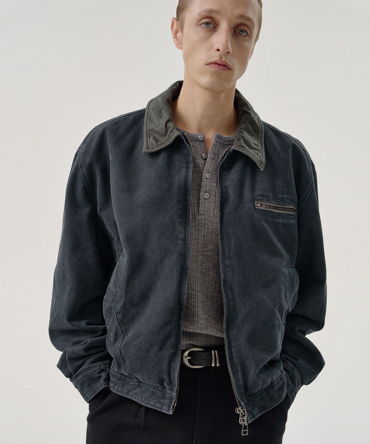 엠엠아이씨(MMIC) PIERRE JACKET (NAVY)