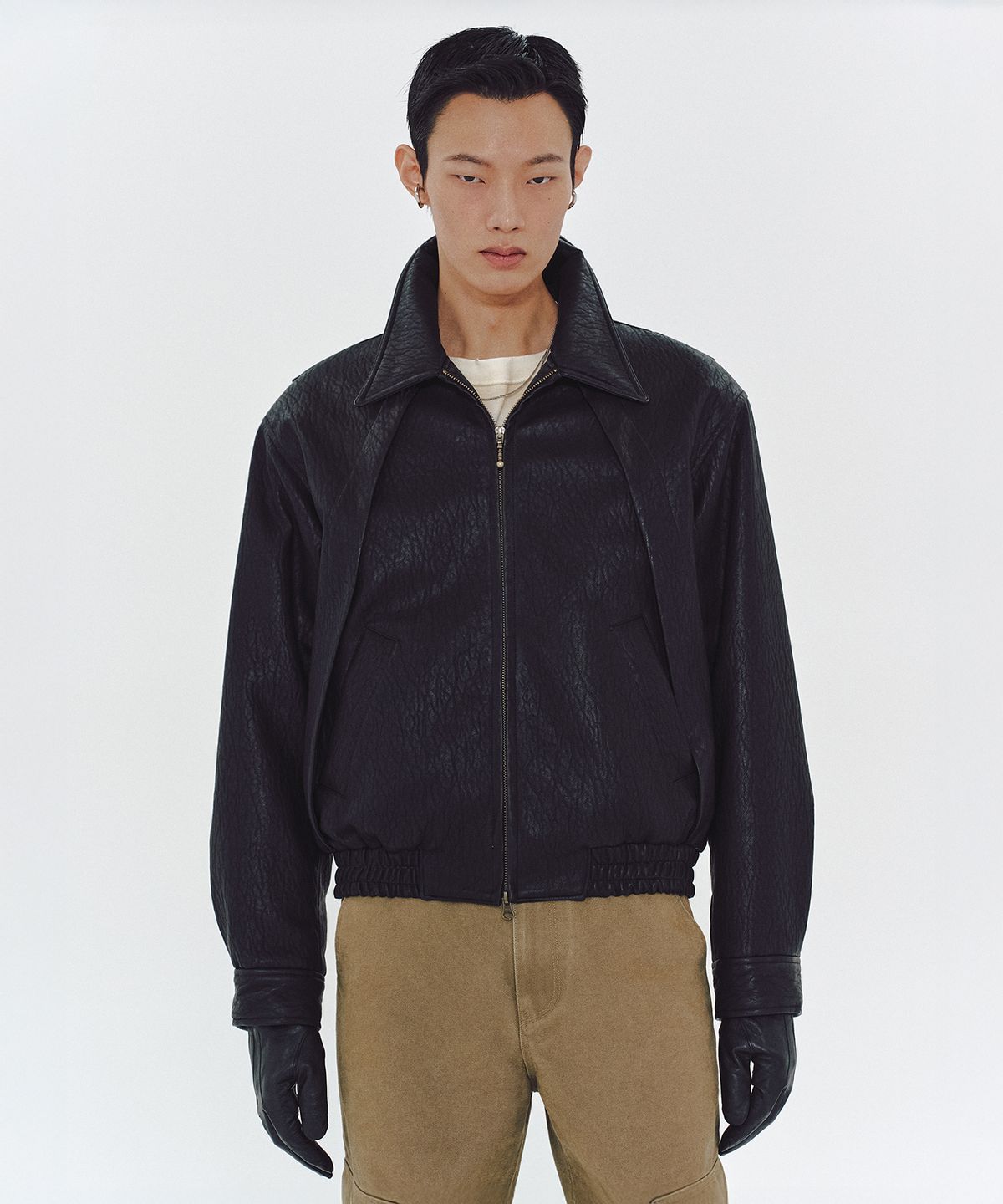 엠엠아이씨(MMIC) RIVE GAUCHE BLOUSON (BLACK)