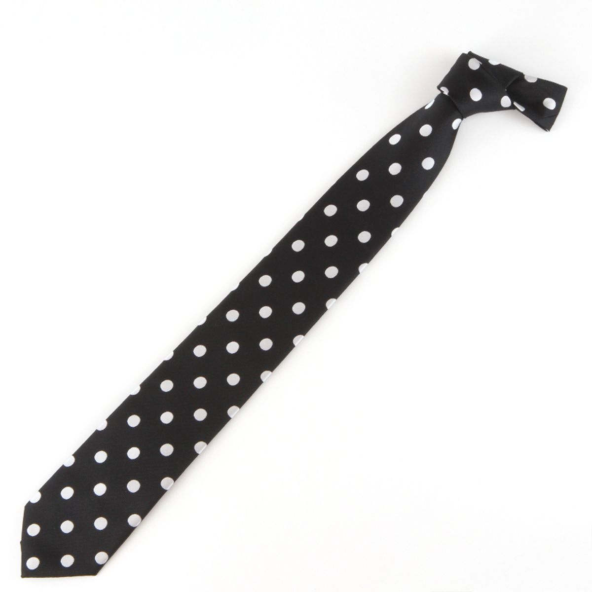 더셔츠스튜디오(THE SHIRTS STUDIO) 블랙 빅 도트 수동 넥타이