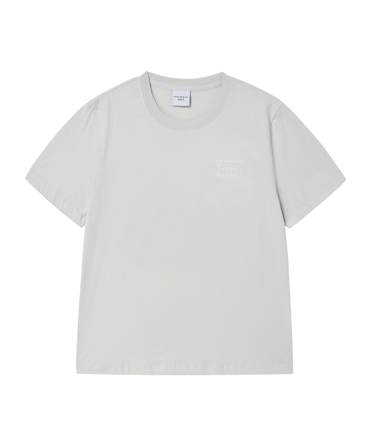 아크메드라비(ACME DE LA VIE) WOMAN DOODLE FUZZY RABBIT SHORT SLEEVE T-SHIRT (3 COLOR)