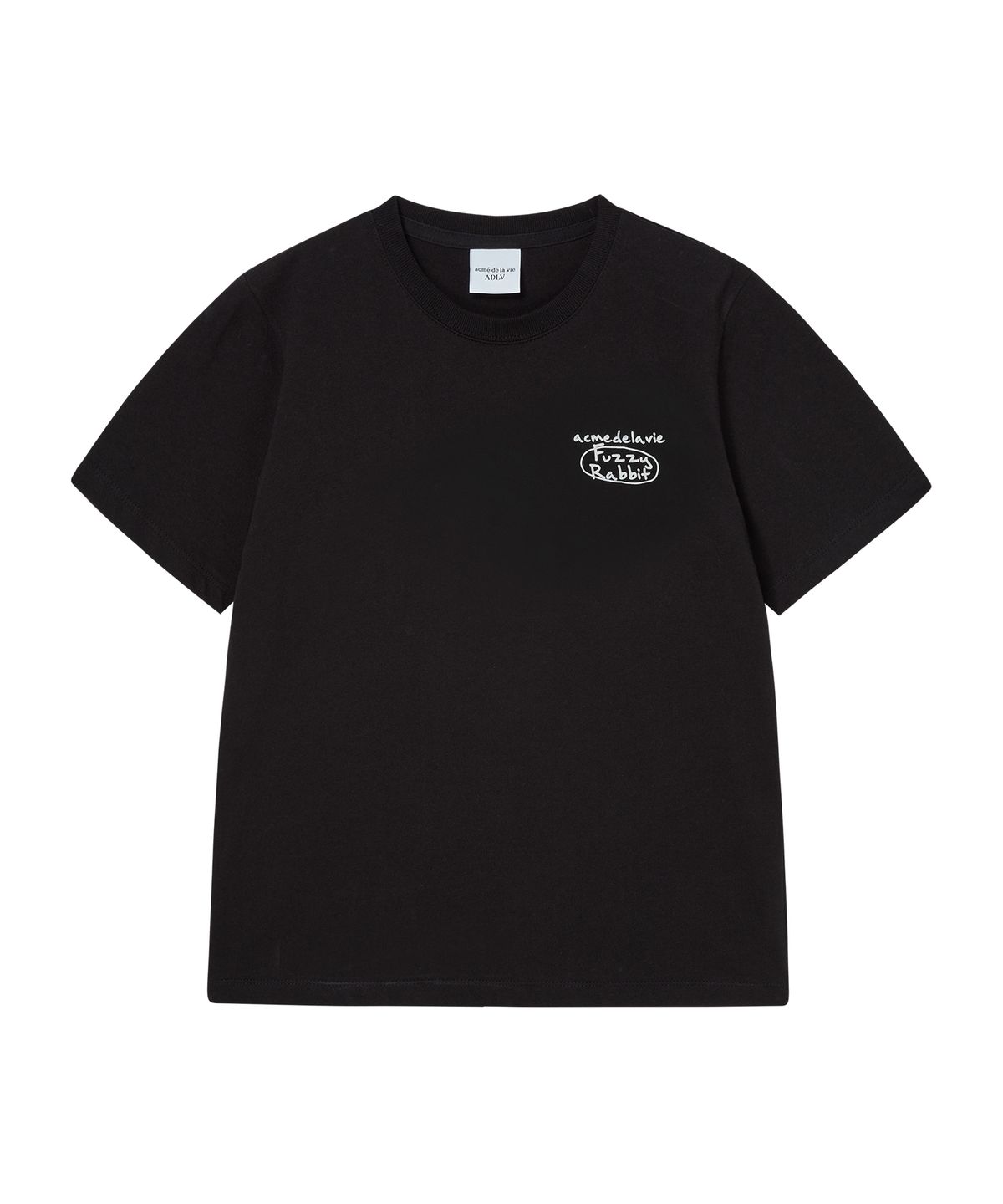 아크메드라비(ACME DE LA VIE) WOMAN DOODLE FUZZY RABBIT SHORT SLEEVE T-SHIRT (3 COLOR)