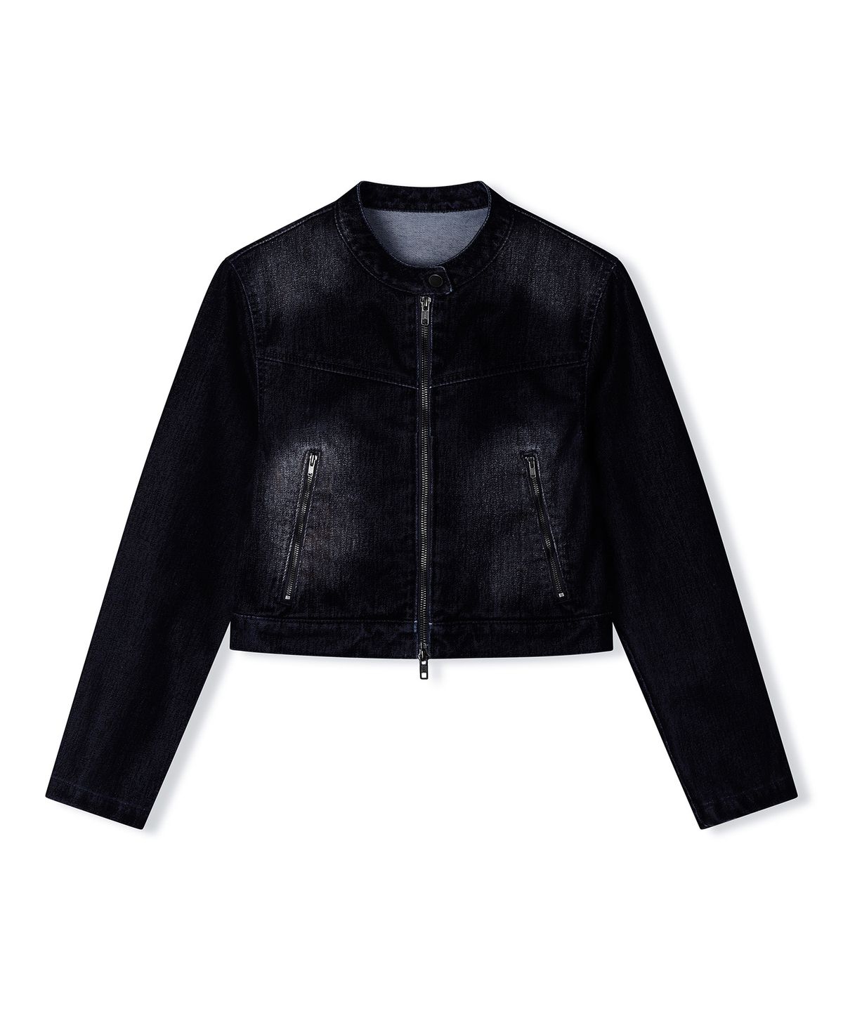 데케트 우먼(DECET WOMEN) [벨벳데님]Velvet Denim Jacket DCWJK001DBLUE