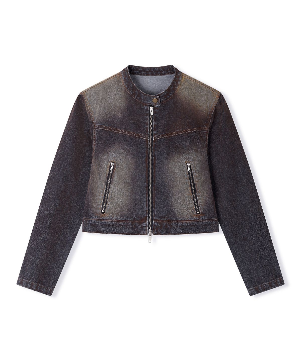 데케트 우먼(DECET WOMEN) [벨벳데님]Velvet Denim Jacket DCWJK001RUSTBLUE