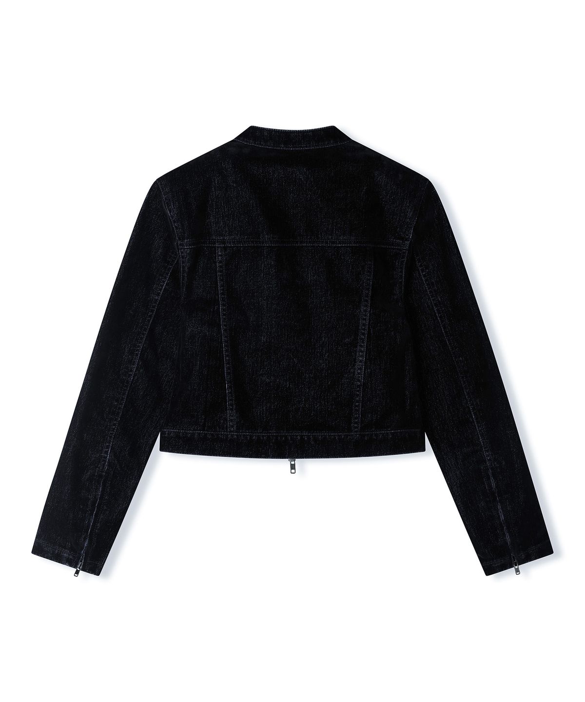 데케트 우먼(DECET WOMEN) [벨벳데님]Velvet Denim Jacket DCWJK001BLACK