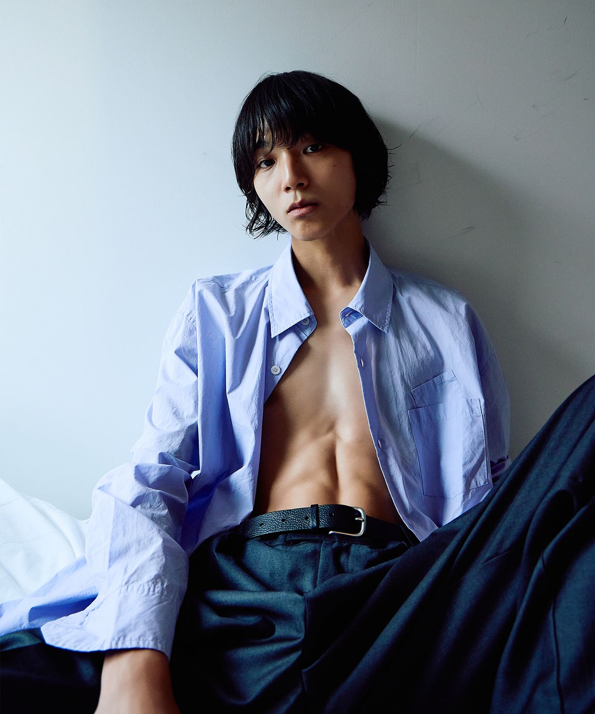 웨스켄(WESKEN) [UNISEX] COMFORT WASHED COTTON DOUBLE POCKET SHIRTS (9color)