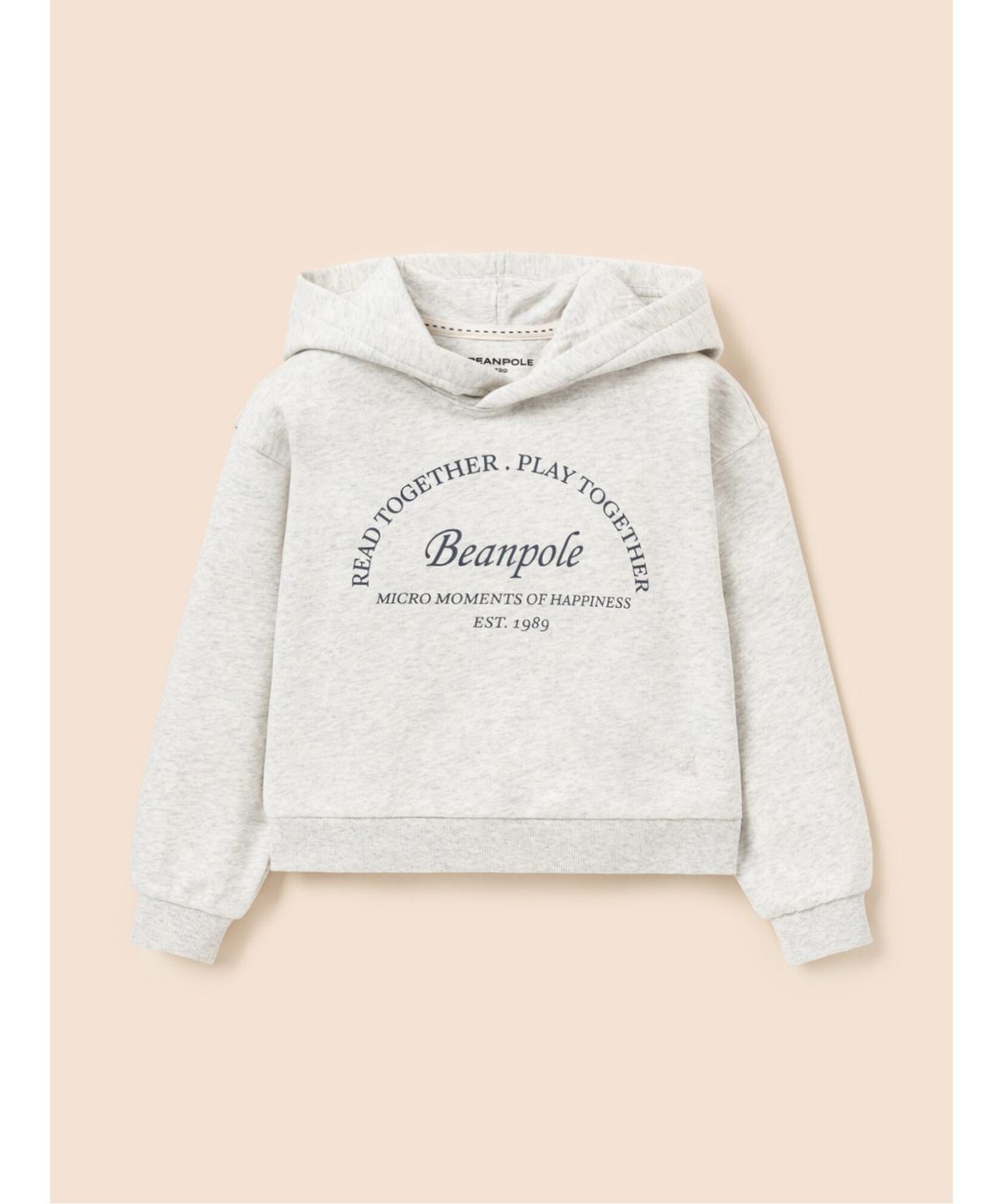 빈폴 키즈(BEANPOLE KIDS) 여아 후드 스웨트 셔츠  베이지 (BI5841G05A)