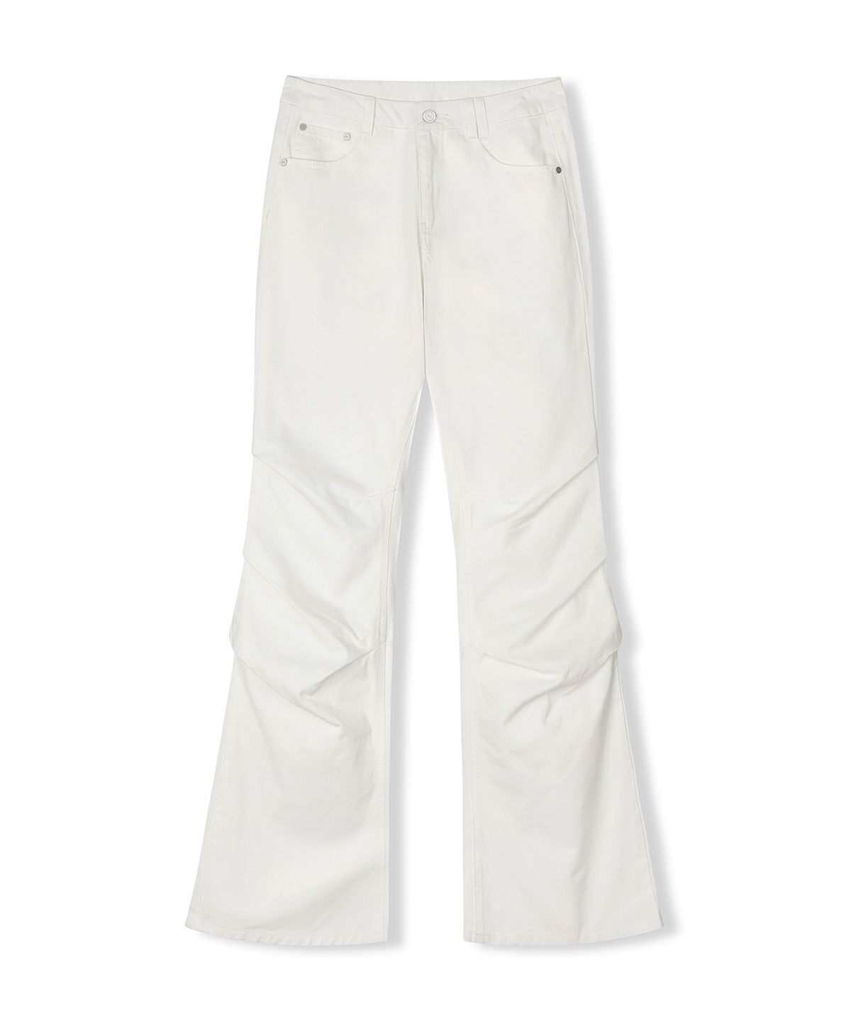 데케트 우먼(DECET WOMEN) Flared Shirring Pants DCWPT017WHITE
