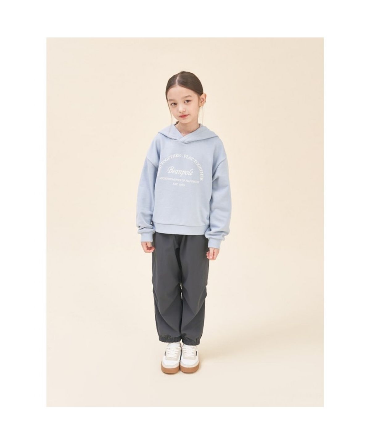 빈폴 키즈(BEANPOLE KIDS) 여아 후드 스웨트 셔츠  스카이 블루 (BI5841G05Q)
