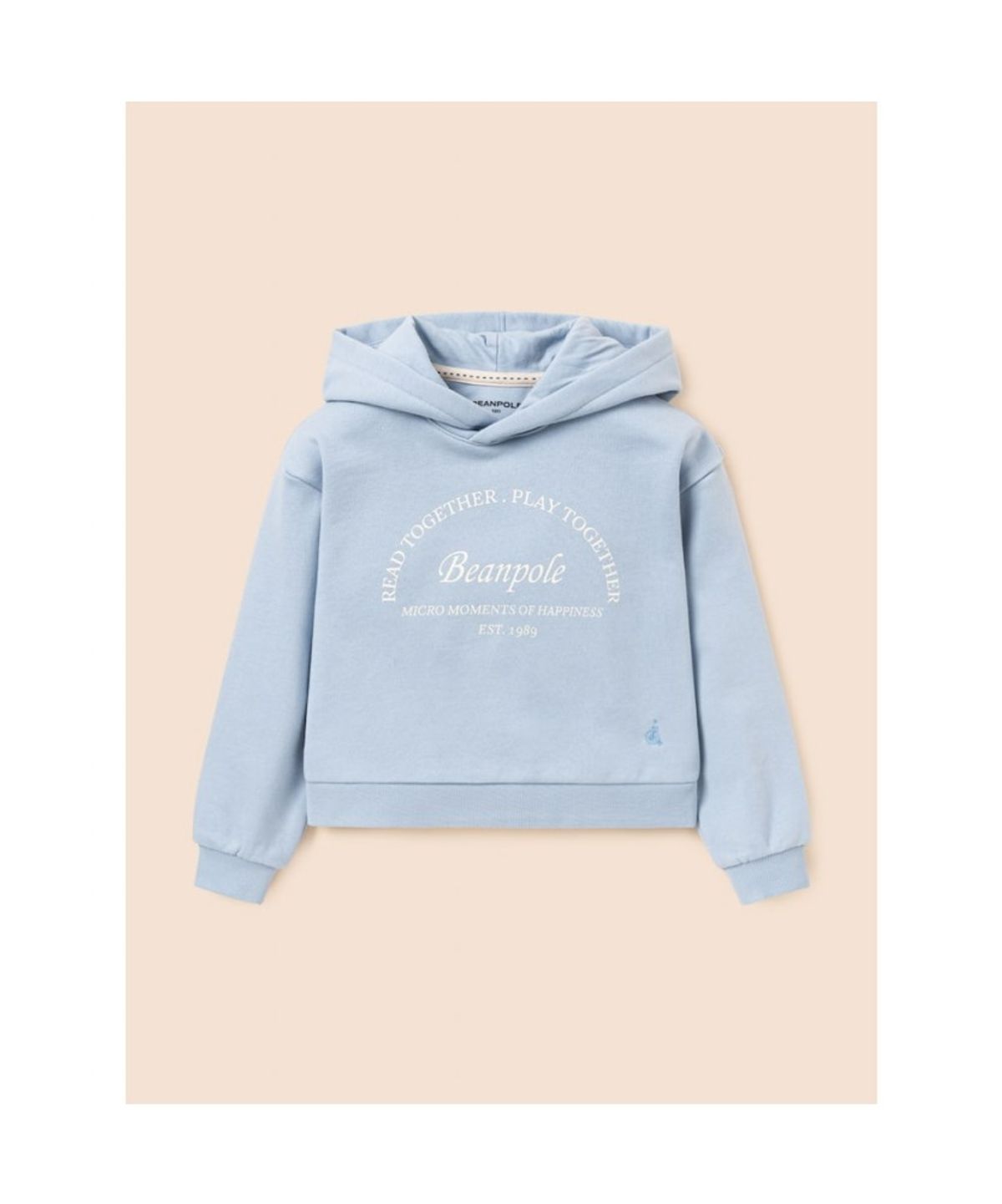 빈폴 키즈(BEANPOLE KIDS) 여아 후드 스웨트 셔츠  스카이 블루 (BI5841G05Q)