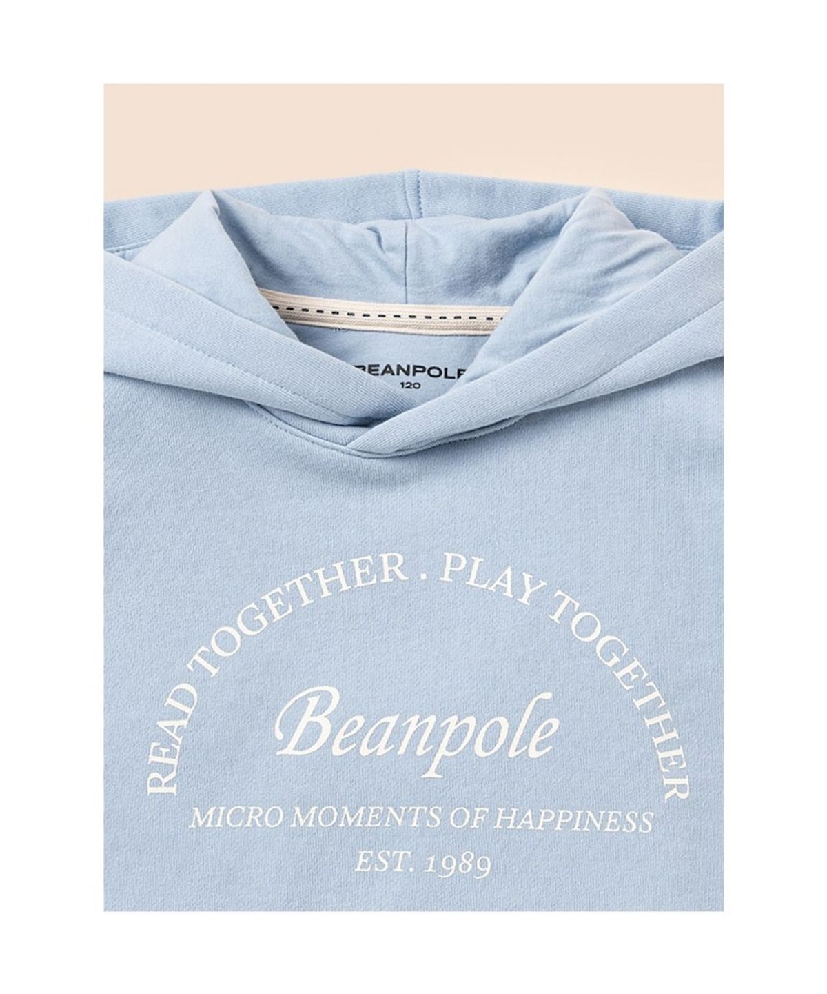 빈폴 키즈(BEANPOLE KIDS) 여아 후드 스웨트 셔츠  스카이 블루 (BI5841G05Q)