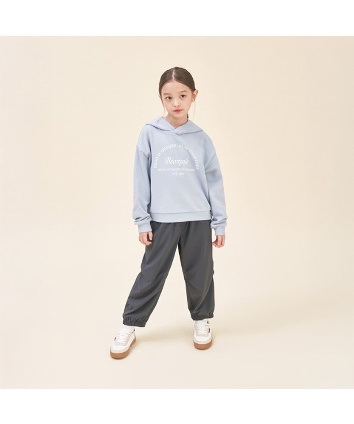빈폴 키즈(BEANPOLE KIDS) 여아 후드 스웨트 셔츠  스카이 블루 (BI5841G05Q)