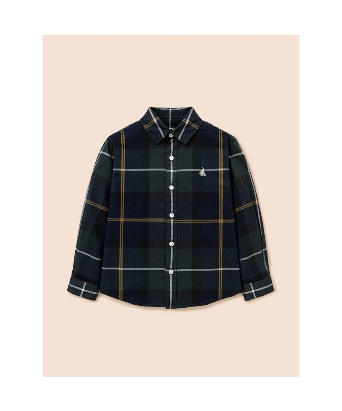 빈폴 키즈(BEANPOLE KIDS) [Essential] 헤릿체크 셔츠  그린 (BI5864UE2M)