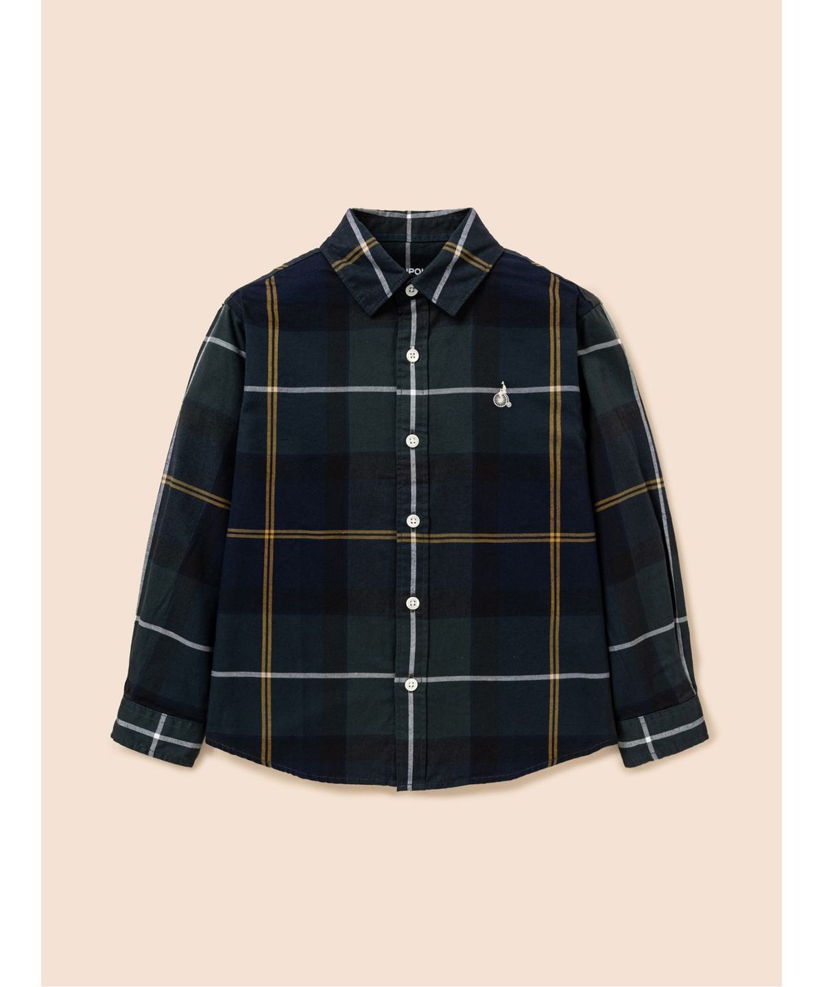 빈폴 키즈(BEANPOLE KIDS) [Essential] 헤릿체크 셔츠  그린 (BI5864UE2M)
