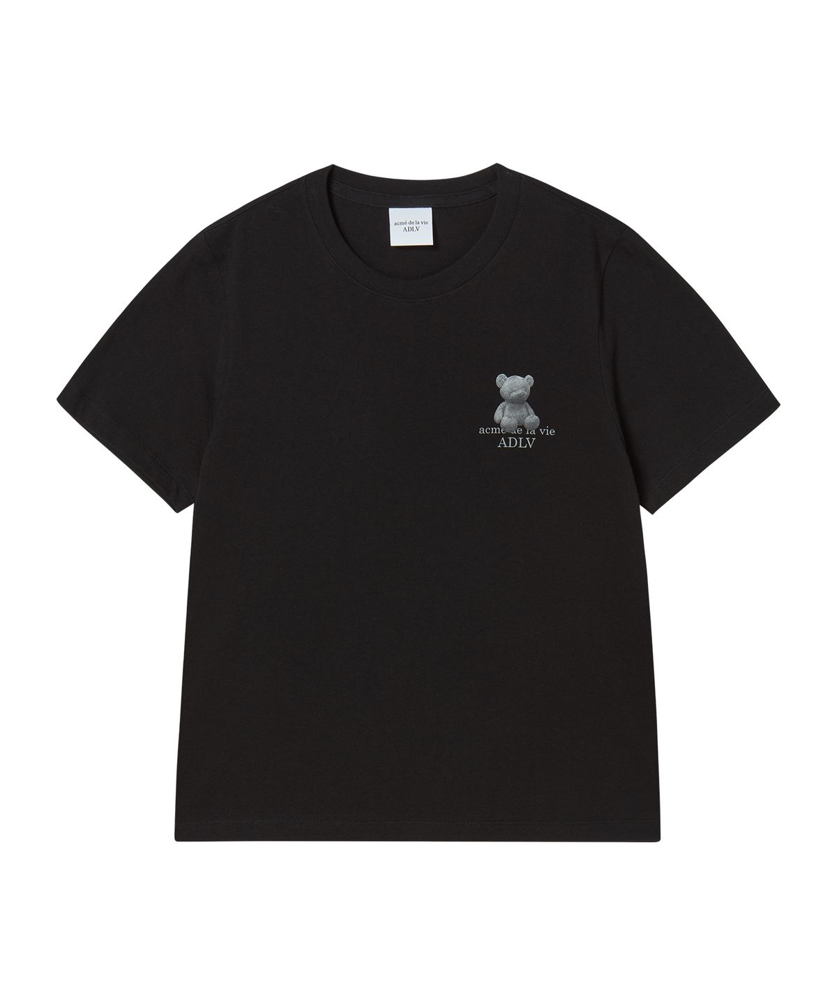 아크메드라비(ACME DE LA VIE) WOMAN FUZZY BEAR SHORT SLEEVE T-SHIRT (2 COLOR)