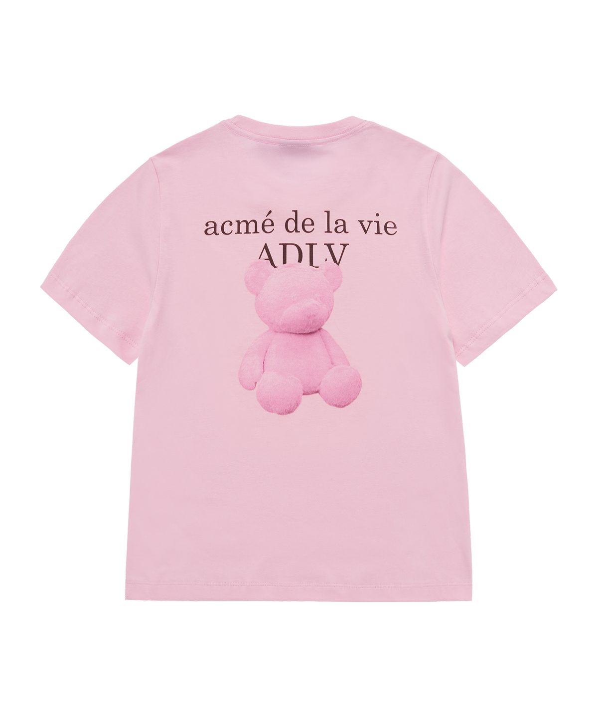 아크메드라비(ACME DE LA VIE) WOMAN FUZZY BEAR SHORT SLEEVE T-SHIRT (2 COLOR)