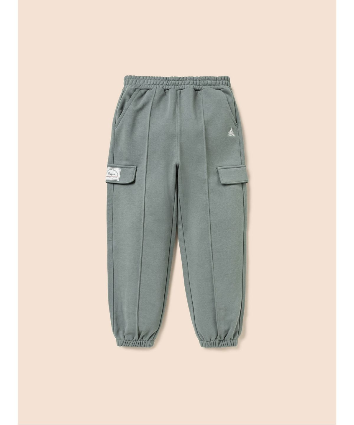 빈폴 키즈(BEANPOLE KIDS) 포켓 저지 와이드 팬츠  라이트 그린 (BI5821U06L)
