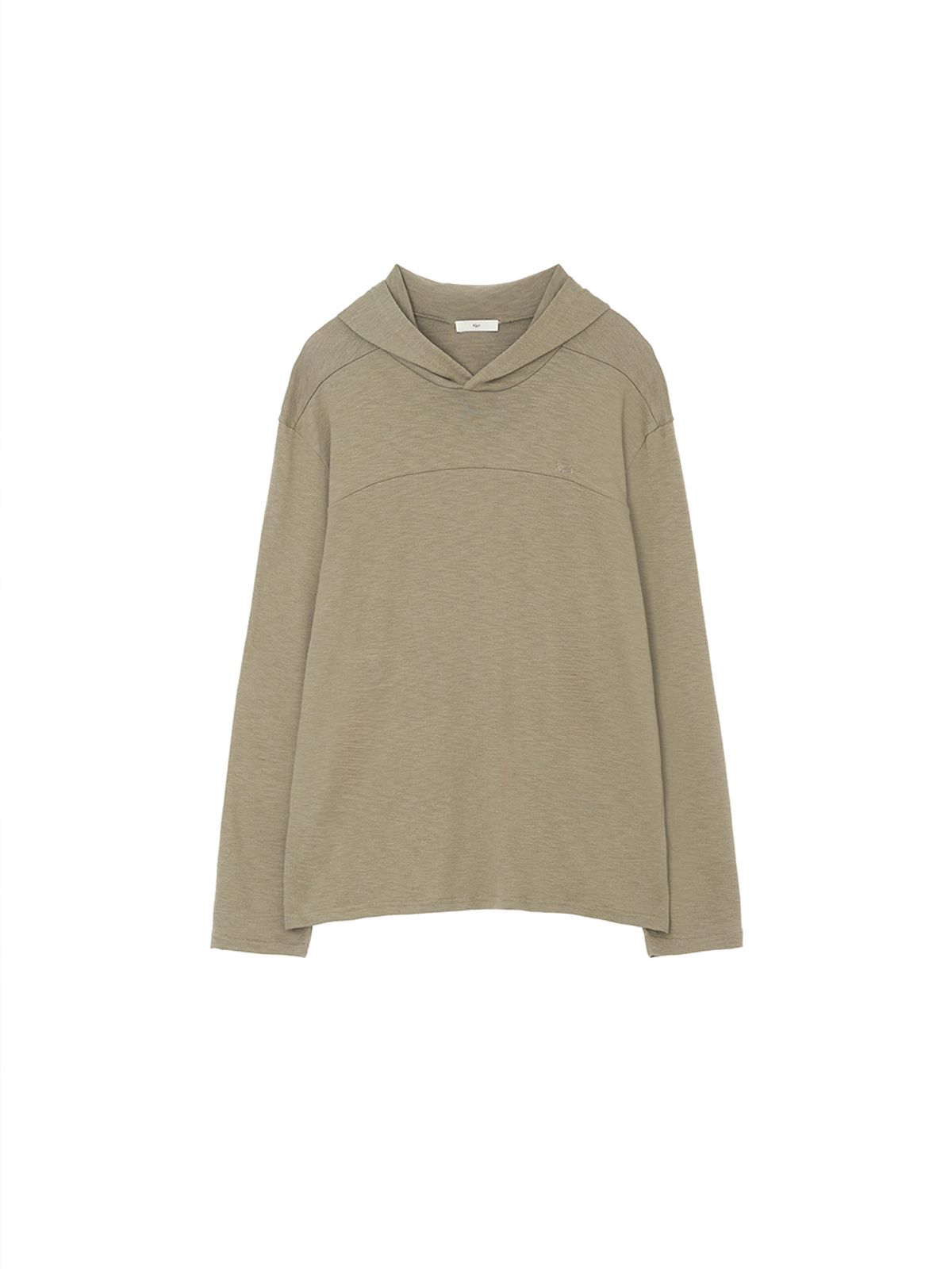 기준 맨(KIJUN MEN) Snug Knit Hood Tee Khaki