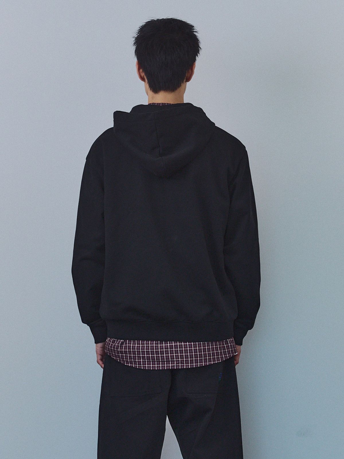 기준 맨(KIJUN MEN) Grocery Hoodie Zip-up Black