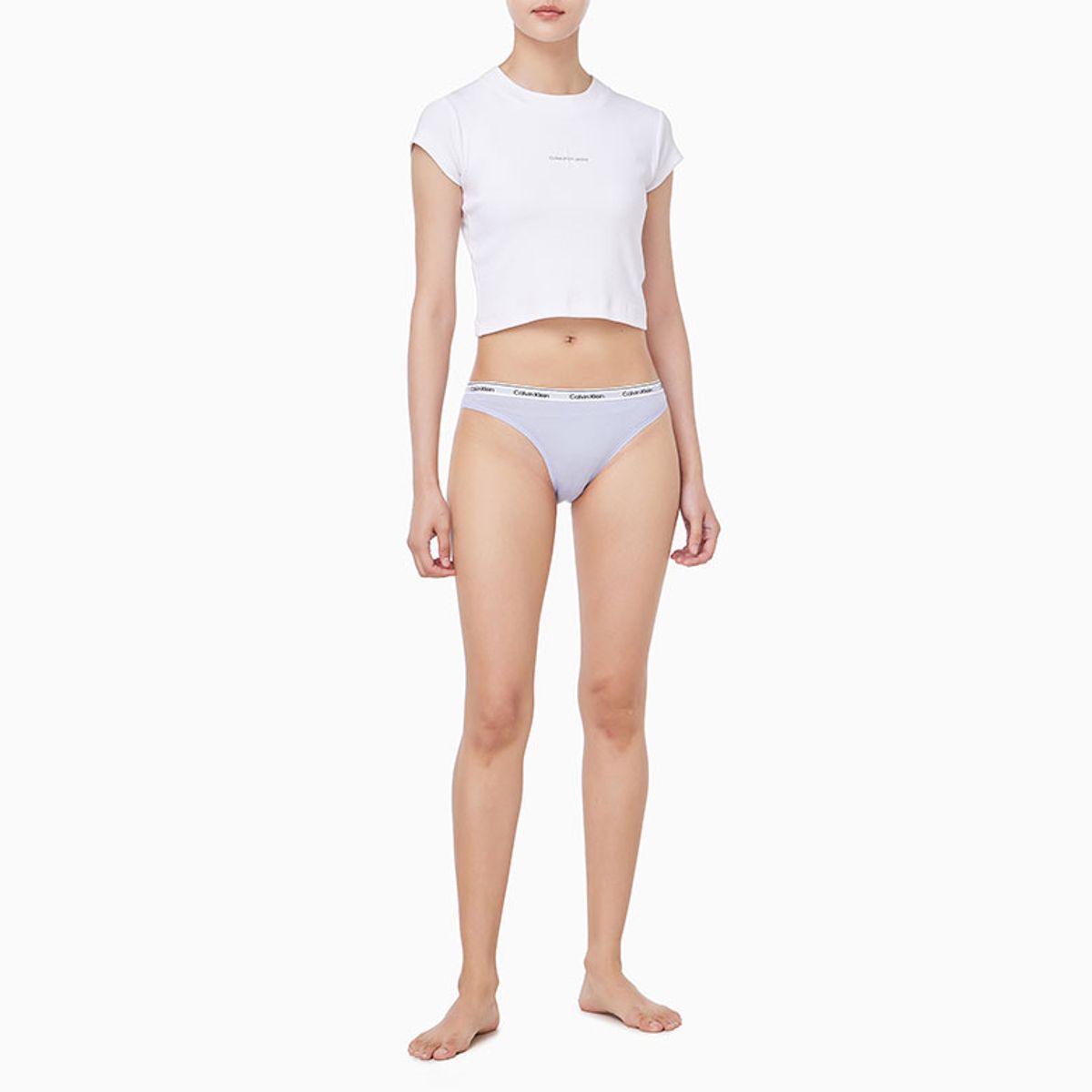 캘빈클라인 언더웨어(CALVIN KLEIN UNDERWEAR) 여성 아이콘 로고 비키니_QD5044TKF