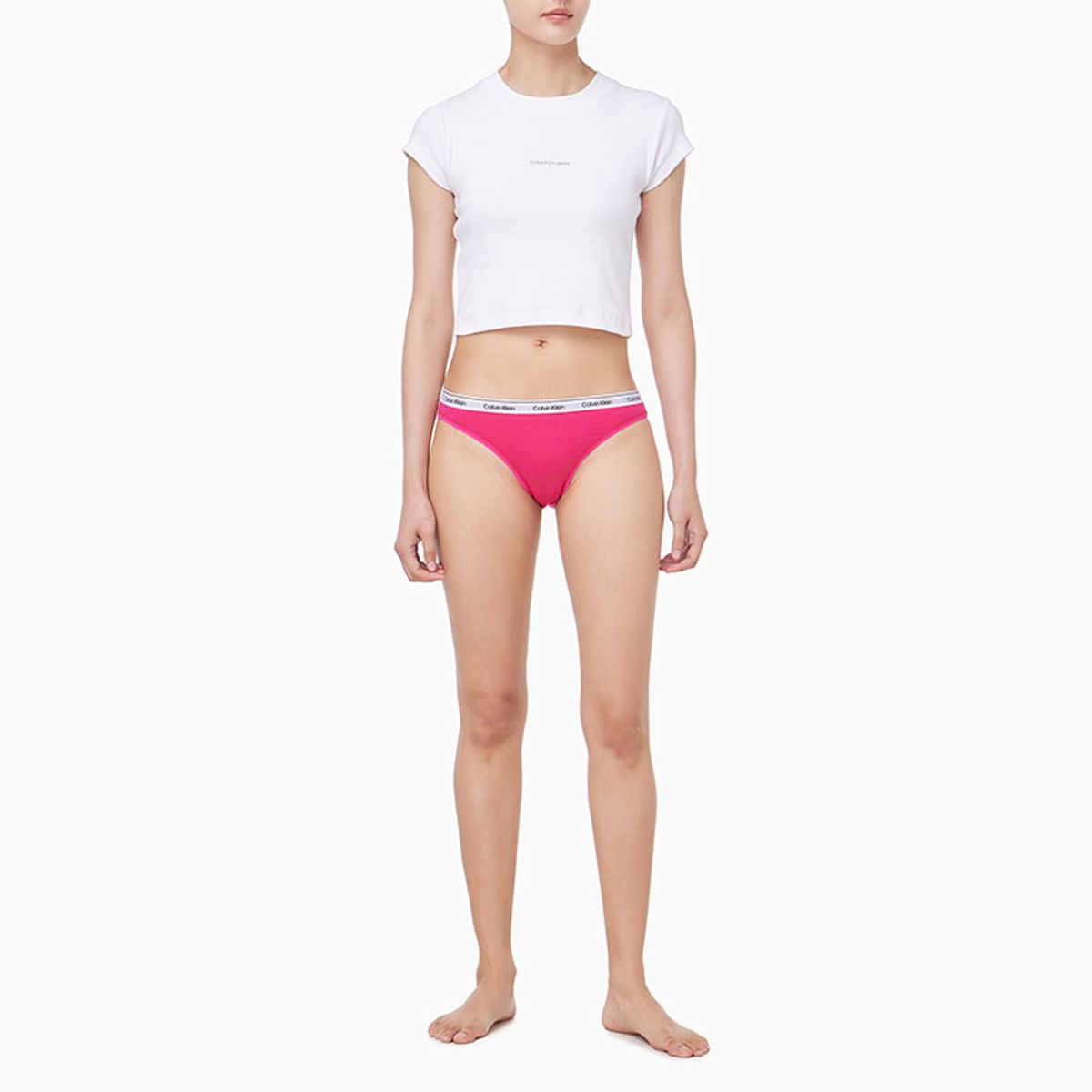 캘빈클라인 언더웨어(CALVIN KLEIN UNDERWEAR) 여성 아이콘 로고 비키니_QD504424S