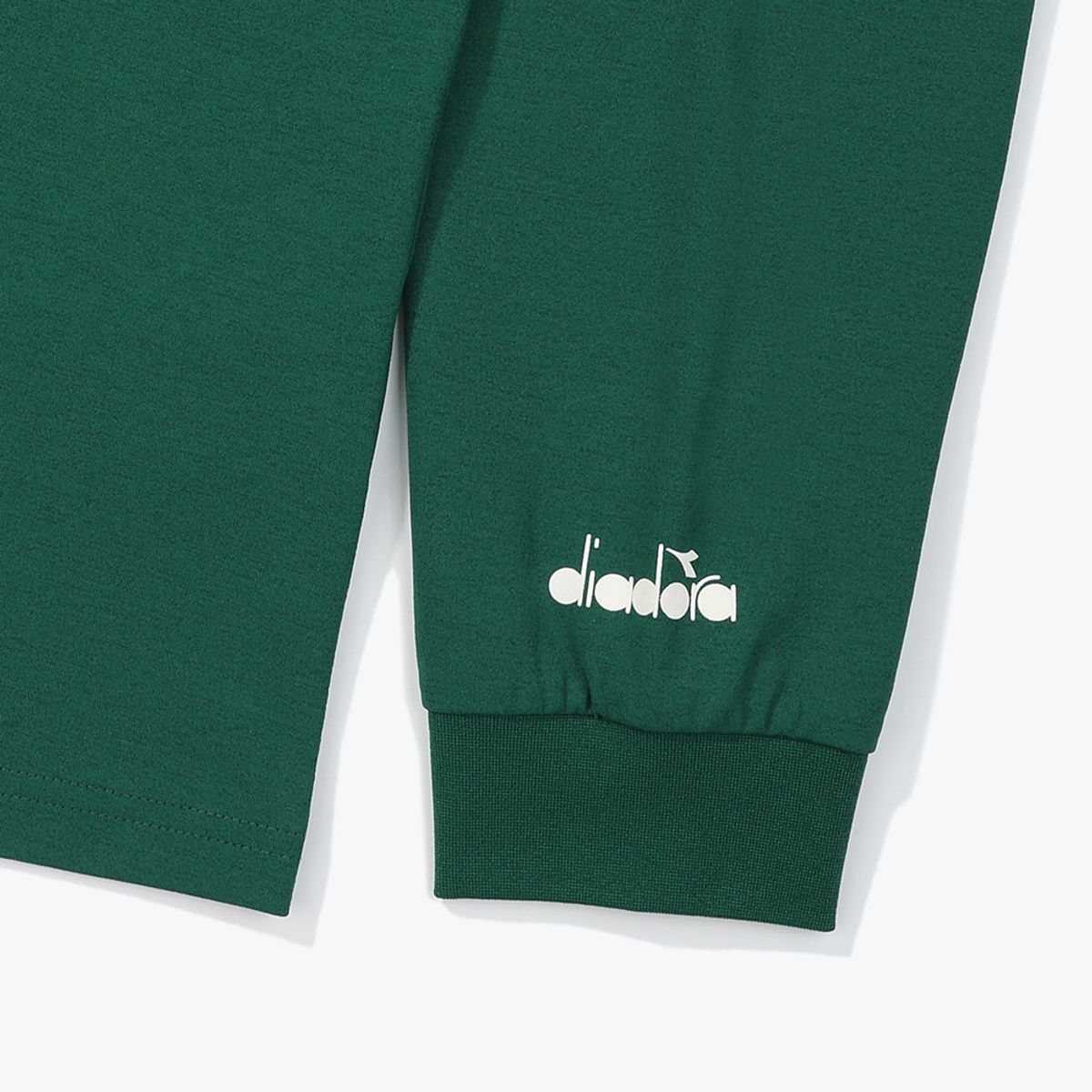 디아도라(diadora) AIRTEX 레터링 긴팔 티셔츠 GREEN