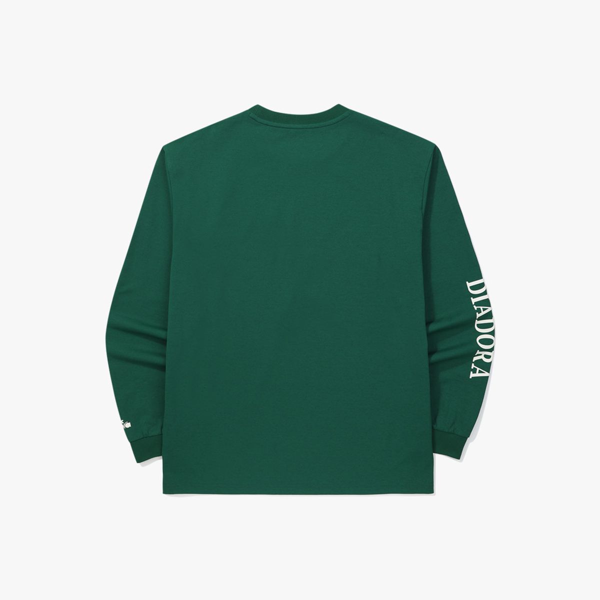 디아도라(diadora) AIRTEX 레터링 긴팔 티셔츠 GREEN