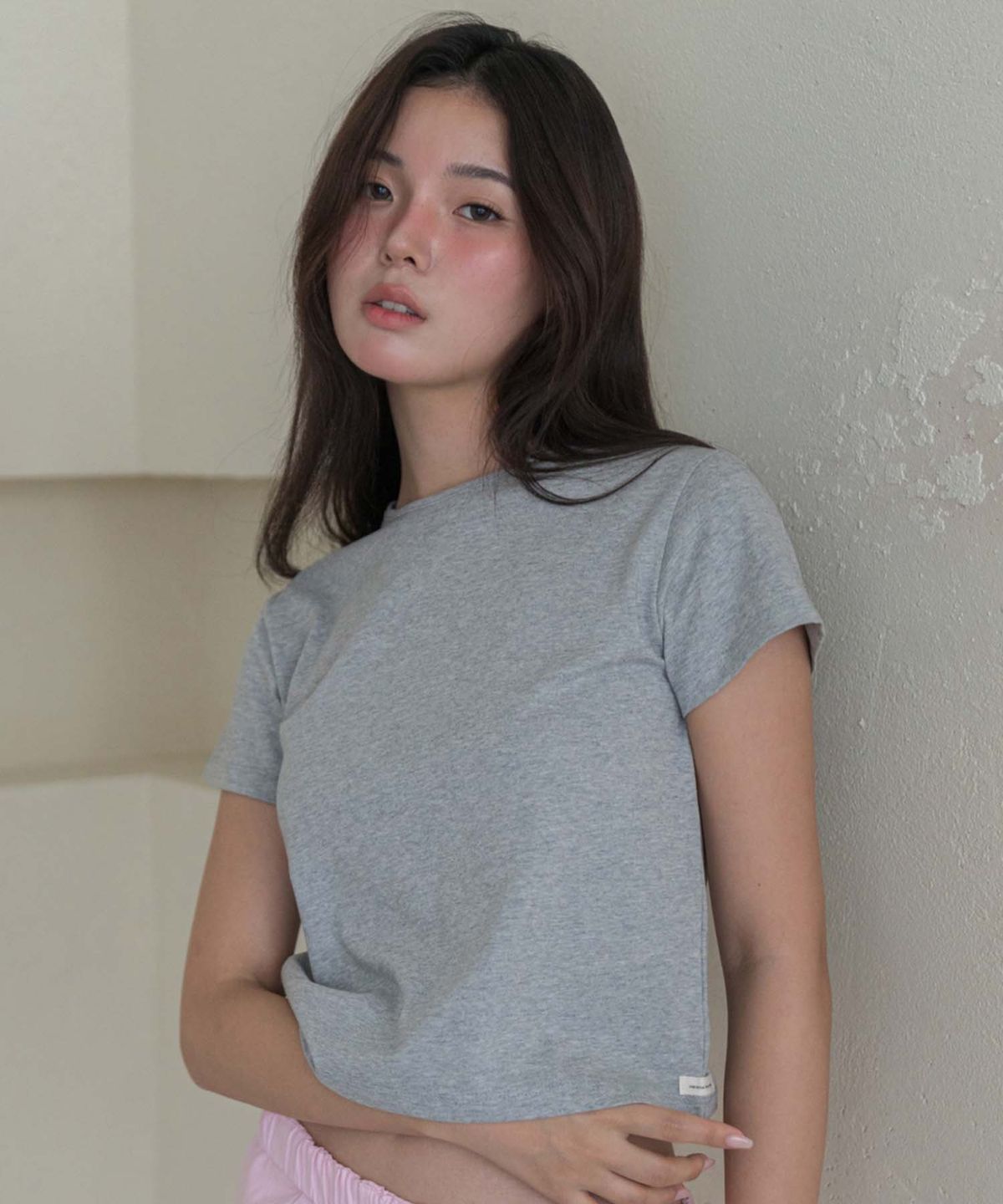 도로시와(DOROSIWA) [Cool] Minimal Garments Washable T-Shirt_7colors