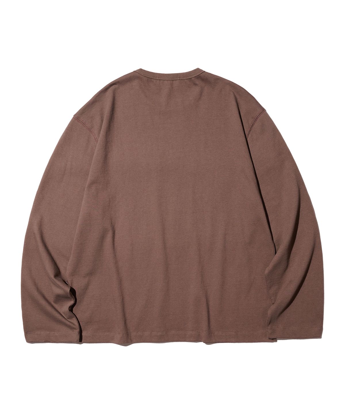 논타입(NONTYPE) NARROW MUITI LONG SLEEVE (VINTAGE BROWN)
