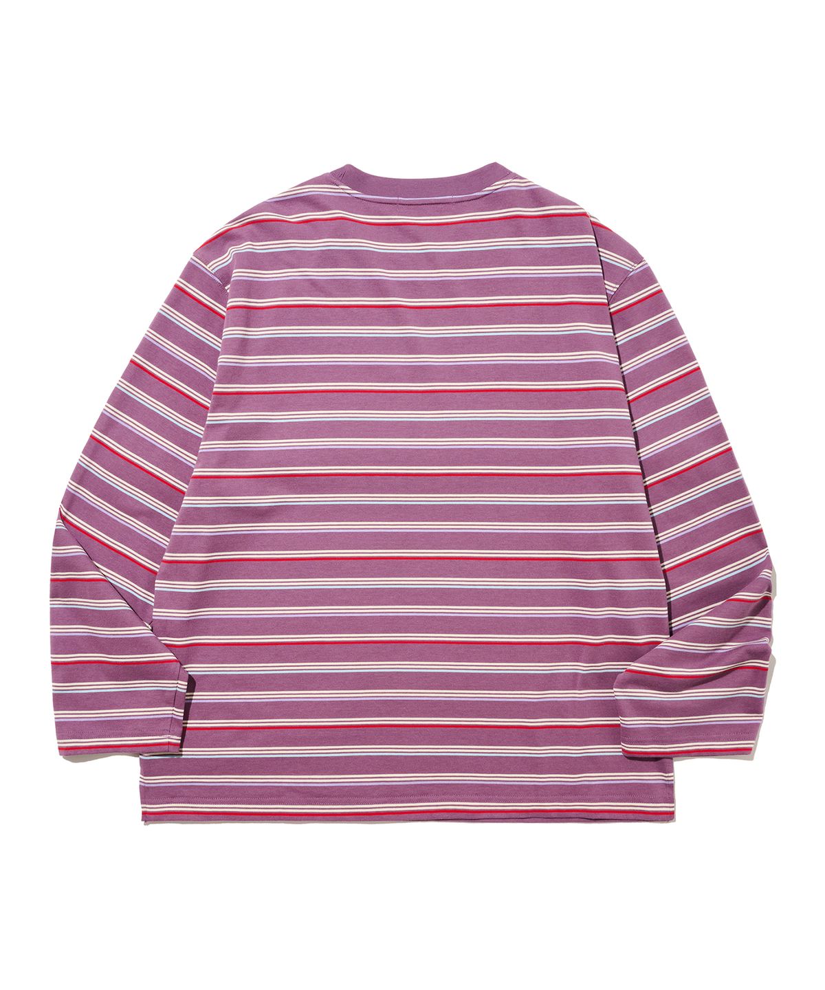 논타입(NONTYPE) VTG STRIPE LONG SLEEVE (PURPLE)