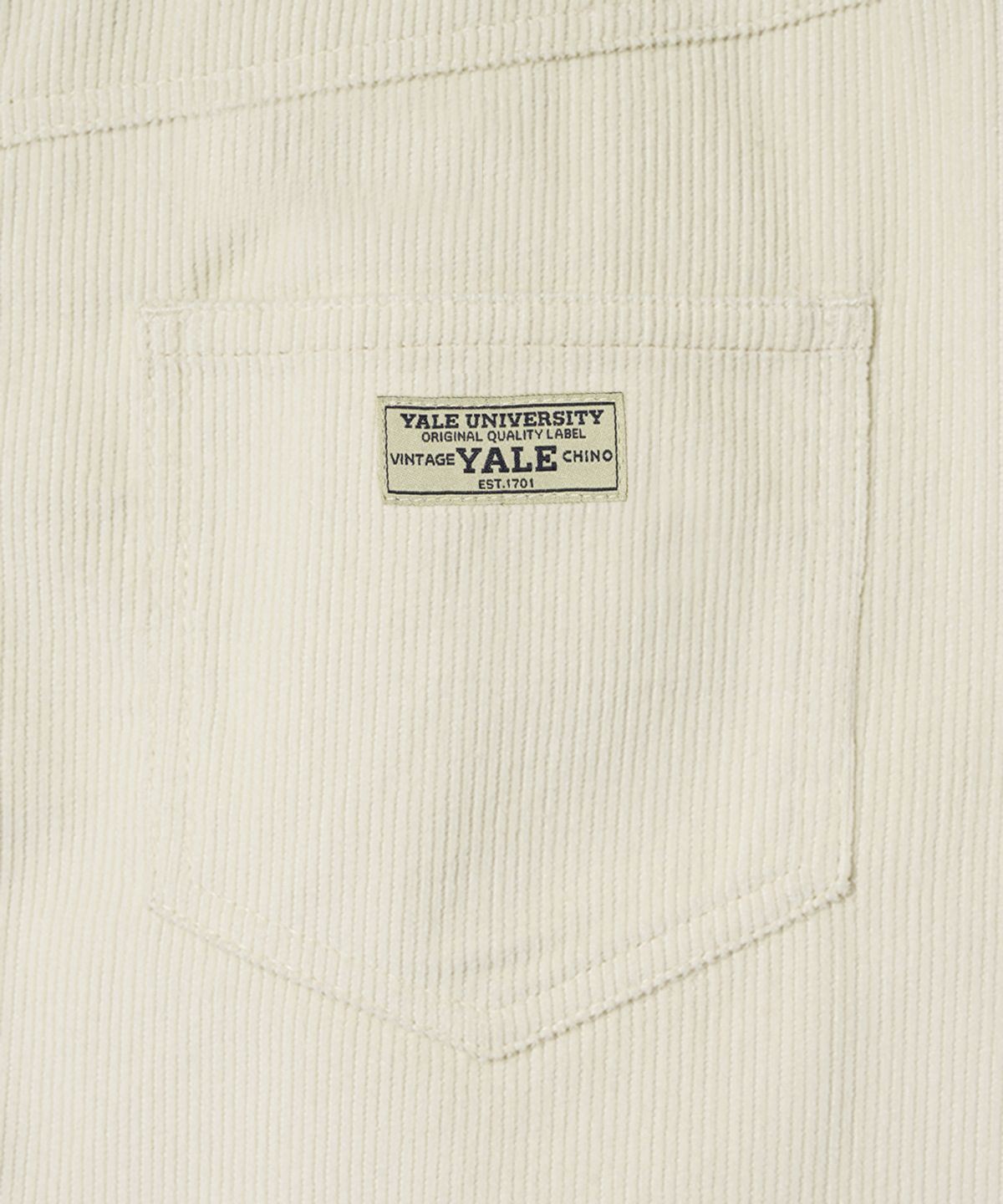 예일(YALE) 우먼즈 코듀로이 숏 스커트_크림